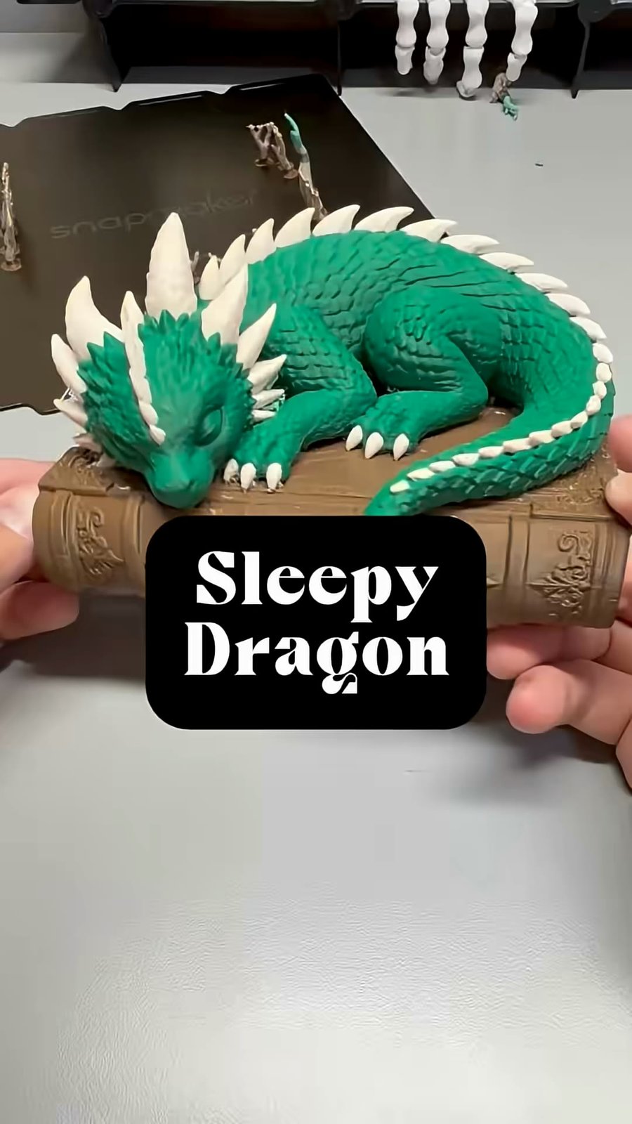 Sleepy dragon in full color (Snapmaker U1 toolchanger)