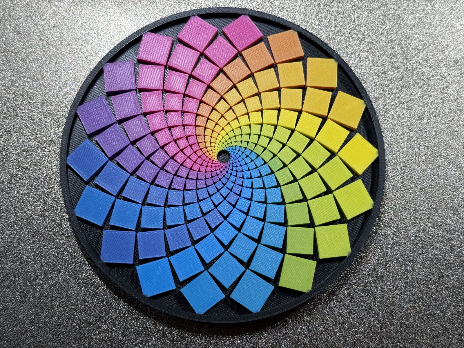 CMYK Rainbow Coaster