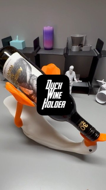 Duck wine bottle holder (2Pac x Snoop bottle)