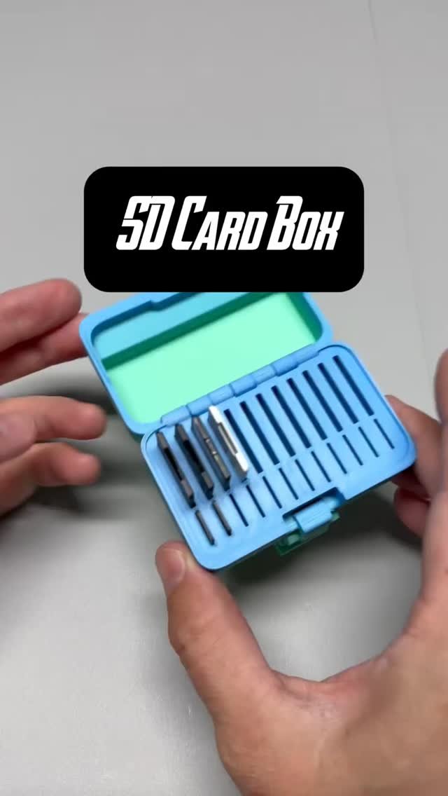 SD card storage box