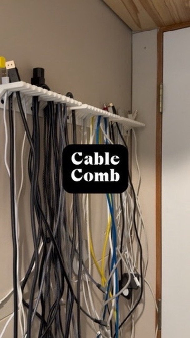 Cable Comb — finally getting rid of my old cables