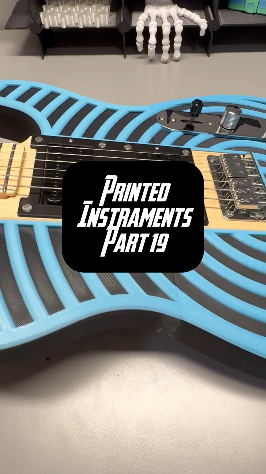 3D Print Zone Electric Guitar — Printed Instruments Part 19