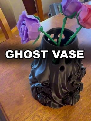 3D printed ghost vase